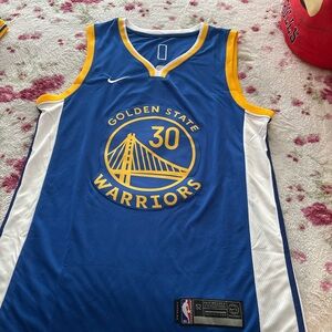 Golden State Warriors Steph Curry Blue Jersey